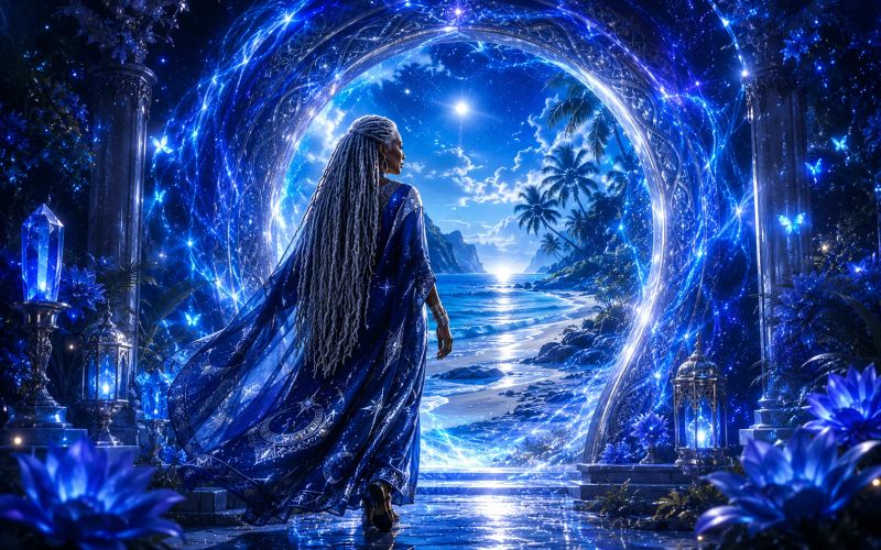 Beyond the Azure Veil